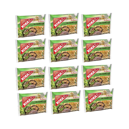 Koka Original Mushroom Flavour Instant Noodles 85g (Pack of 12)