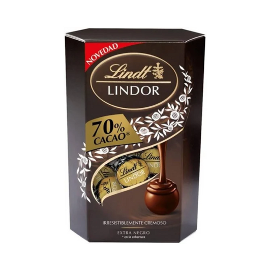 Lindt Lindor 70% Cocoa Extra Dark Chocolate Truffles (200g)