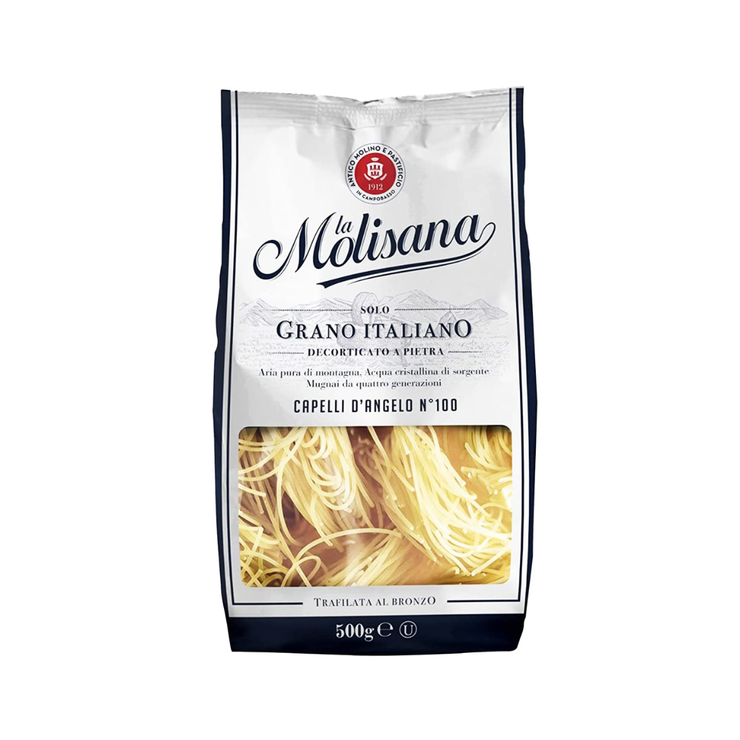 La Molisana Capelli D'angelo N°100 Durum Wheat Semolina Pasta, 500g