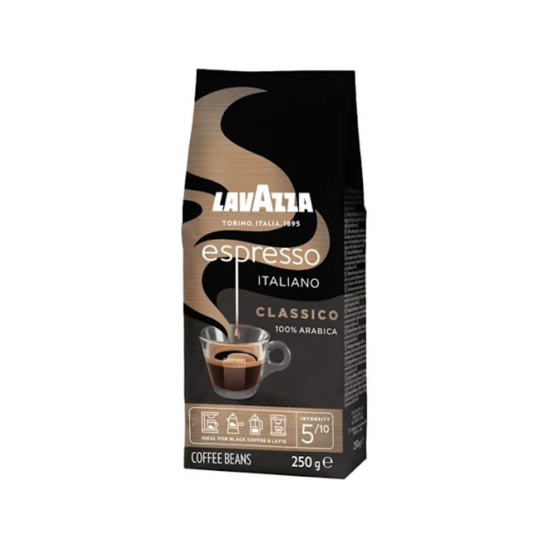 luckystore imported coffee beans  Lavazza Caffe Espresso Beans, 250 g (Imported)