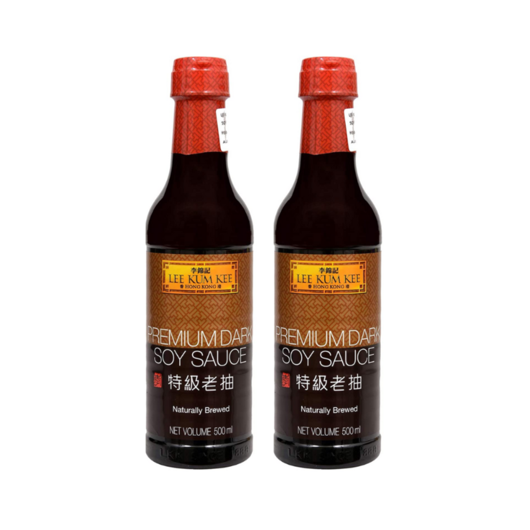luckystore imported sauces >Lee Kum Kee Premium Dark Soy Sauce Bottle, 500ml (PACK OF 2) - Luckystore.in