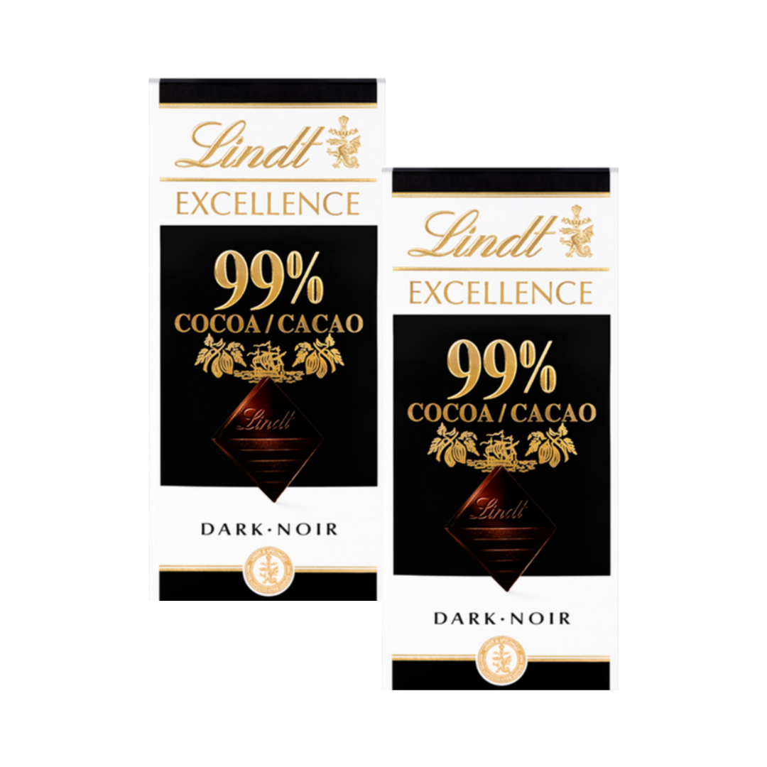 Buy Lindt Excellence 99% Cocoa Dark Chocolate