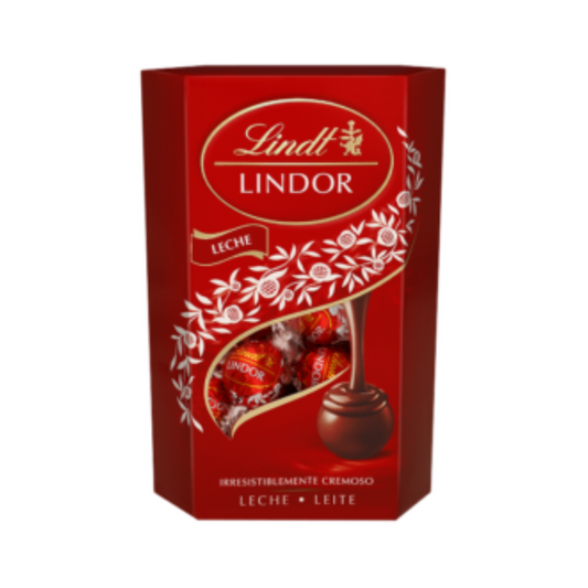 luckystore > imported chocolate > Lindt Lindor Leche Chocolates 200g