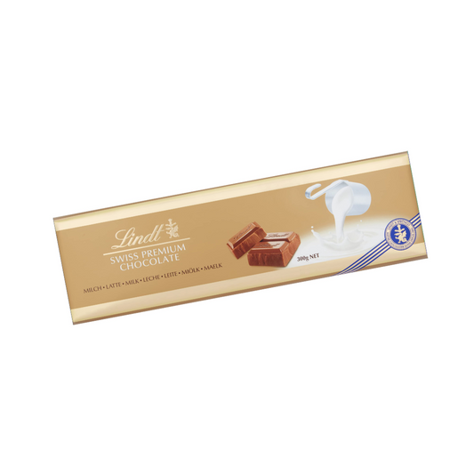 Lindt Swiss Premium Milk Chocolate Bar, 300g