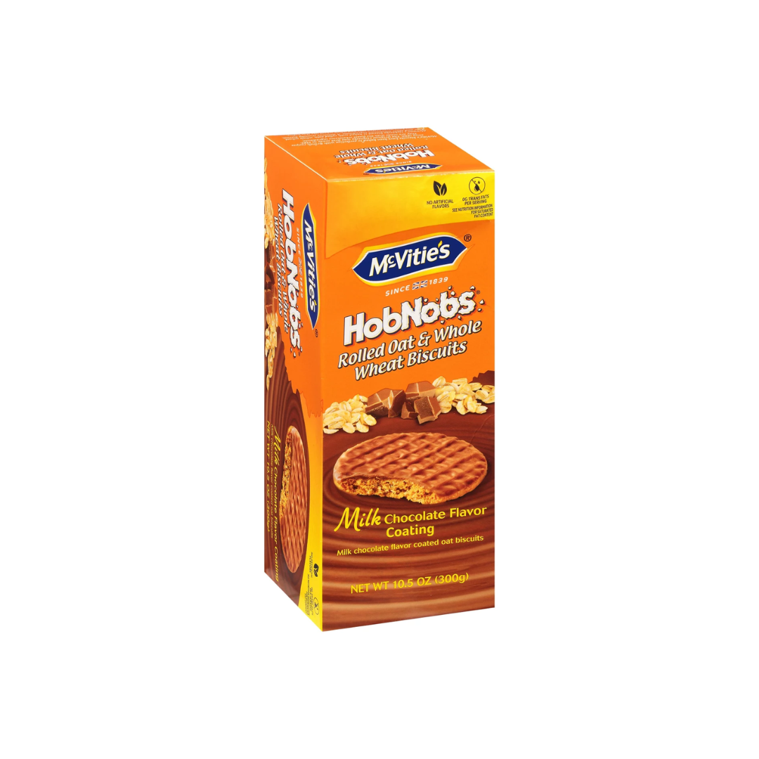 McVitie's HobNobs Rolled Oat and Whole Wheat Milk Chocolate Biscuits 300g