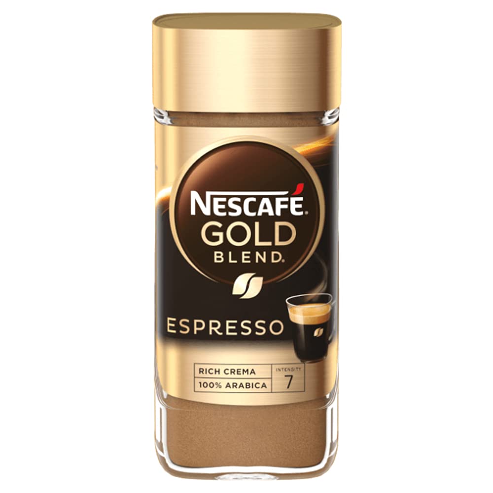 Buy Nescafe Gold Blend Espresso Rich Crema Soluble Ground Coffee Bottle