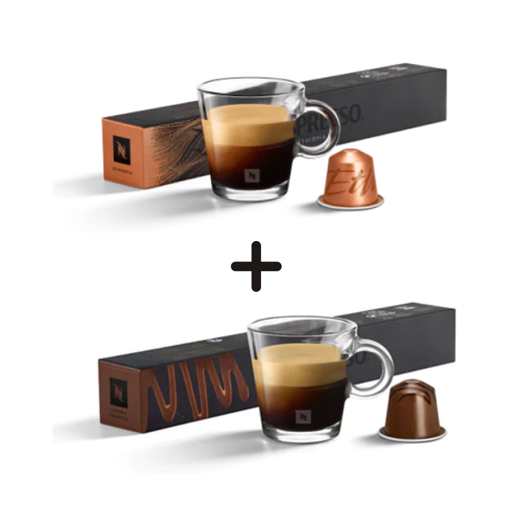 Buy Nespresso Master Origin Ethiopia and Cocoa Truffle Capsules Combo Pack!
