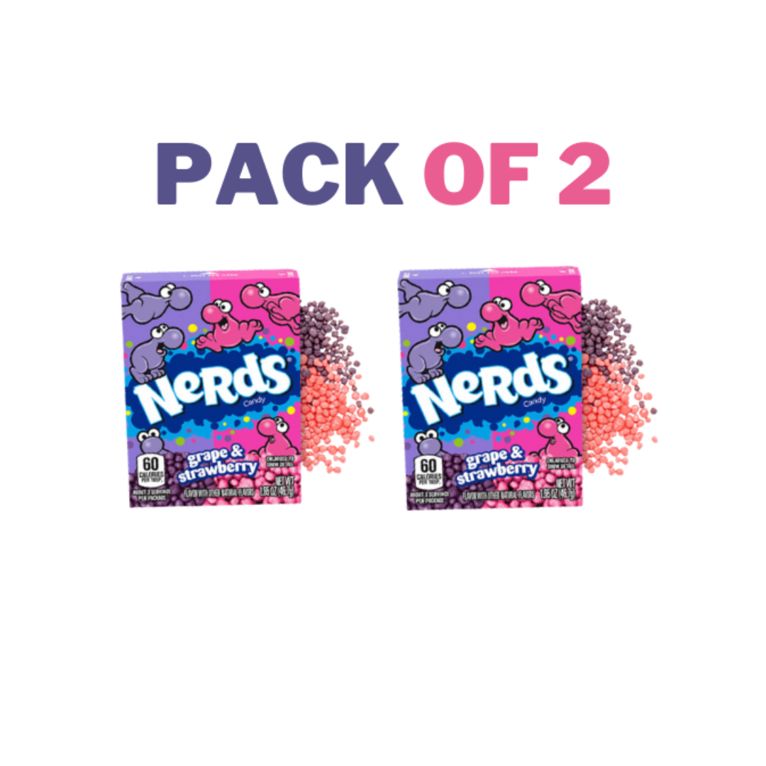 Buy wonka nerds grape & strawberry flavour candy