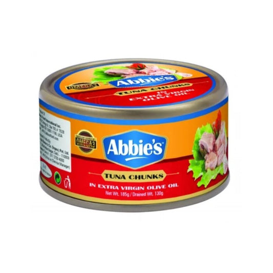 Abbies Tuna Chunks In Spring Water, 130 g - Luckystore.in