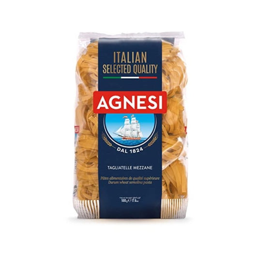Agnesi Tagliatelle Pasta 500g, Product of Italy - Luckystore.in