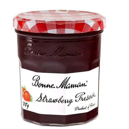 luckystore.in Furit jam >Bonne Maman Strawberry Preserve, Marmalade Fruit Jam, 370 g