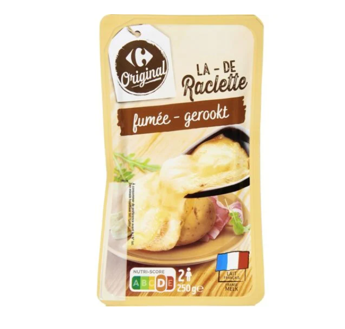 Carrefour Smoked Raclette Cheese Slices