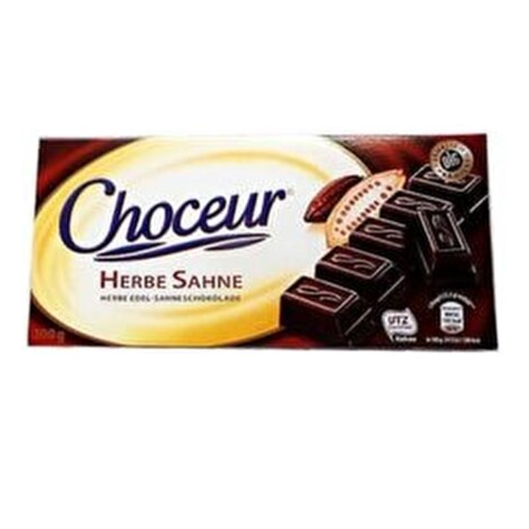 luckystore > rahm mandel chocolate> Choceur Herbe Sahne Dark Chocolate Bar