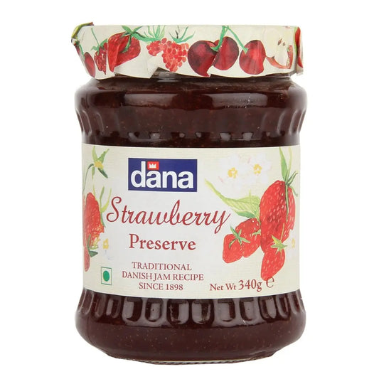 luckystore > imported jam > Dana Jam Strawberry Jam 340 gm