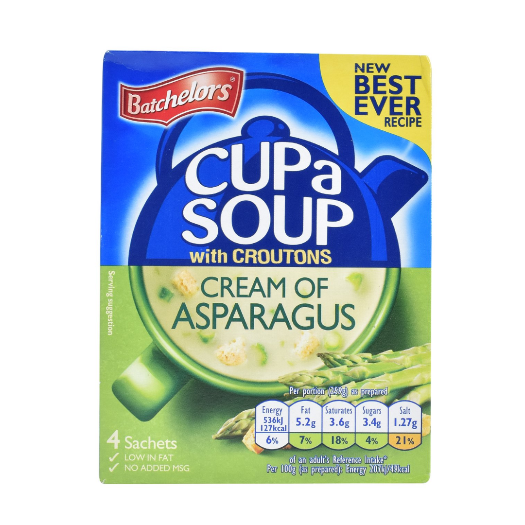 Buy Batchelors Cup a Soup with Croutons, Cream of Asparagus