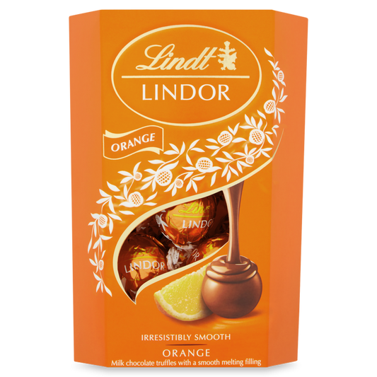 Buy Lindt Lindor Milk Orange Truffles