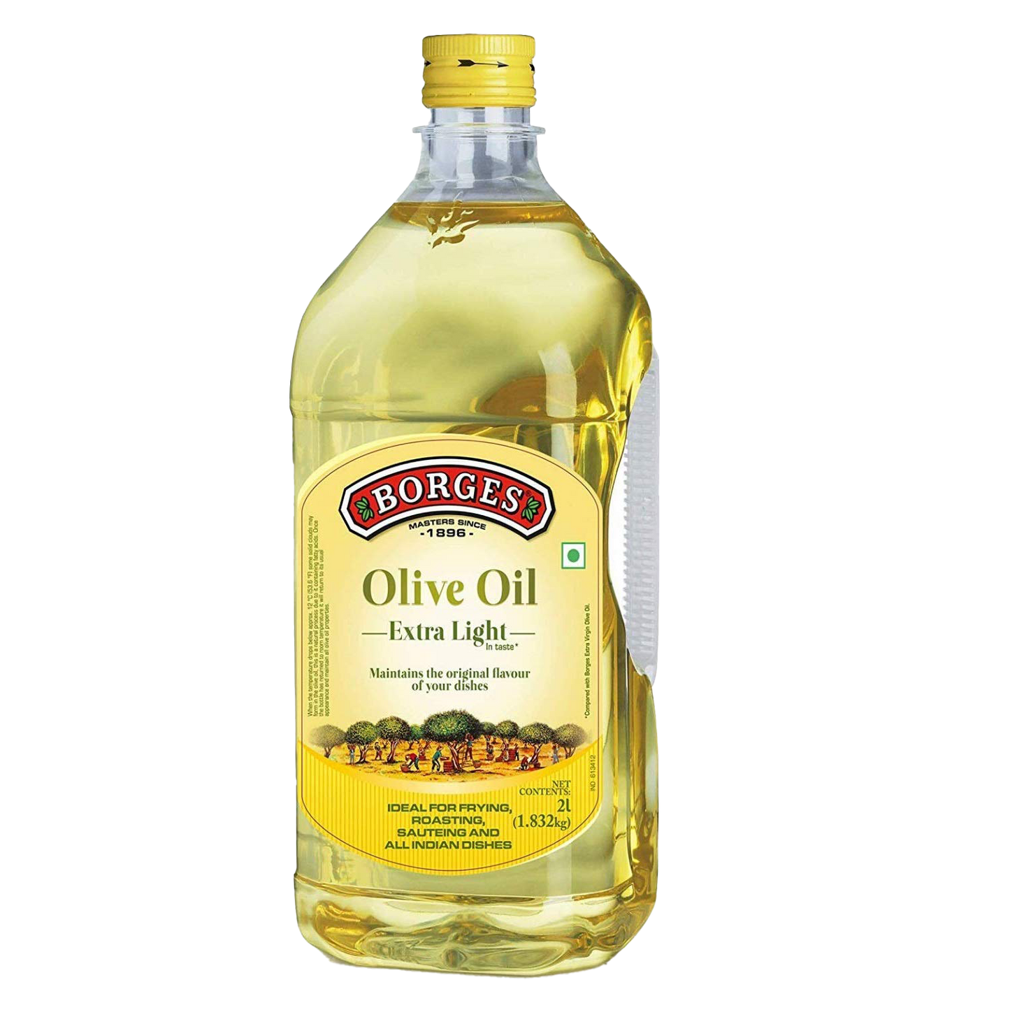 luckysore Imported olive oil Borges extra light 2 Litre