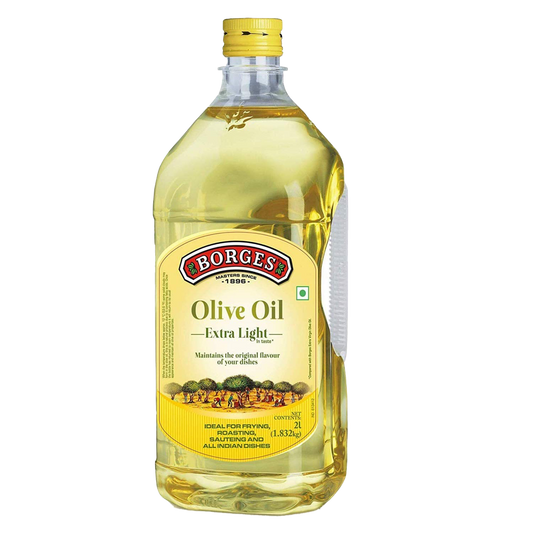 luckysore Imported olive oil Borges extra light 2 Litre