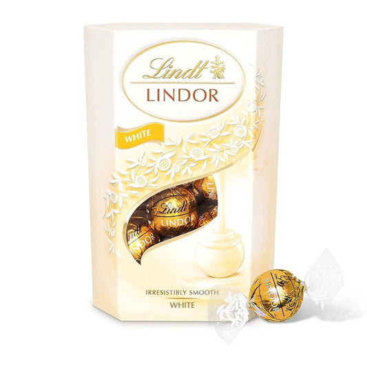 luckystore > imported chocolate > Lindt Lindor White Chocolate Truffles Box