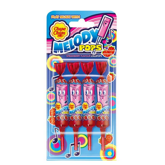 Chupa Chups Melody Pops Lollipops 4X15g